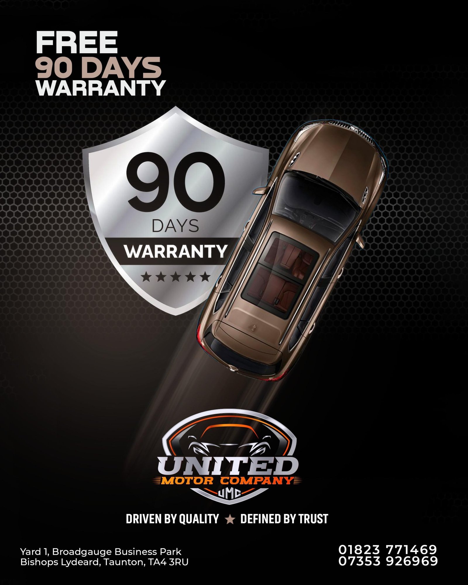 Free 90 Days Warranty